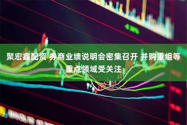 聚宏鑫配资 券商业绩说明会密集召开 并购重组等重点领域受关注