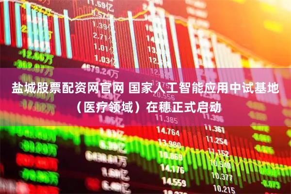 盐城股票配资网官网 国家人工智能应用中试基地（医疗领域）在穗正式启动